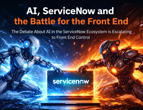 AI, ServiceNow and the Battle for the Front End